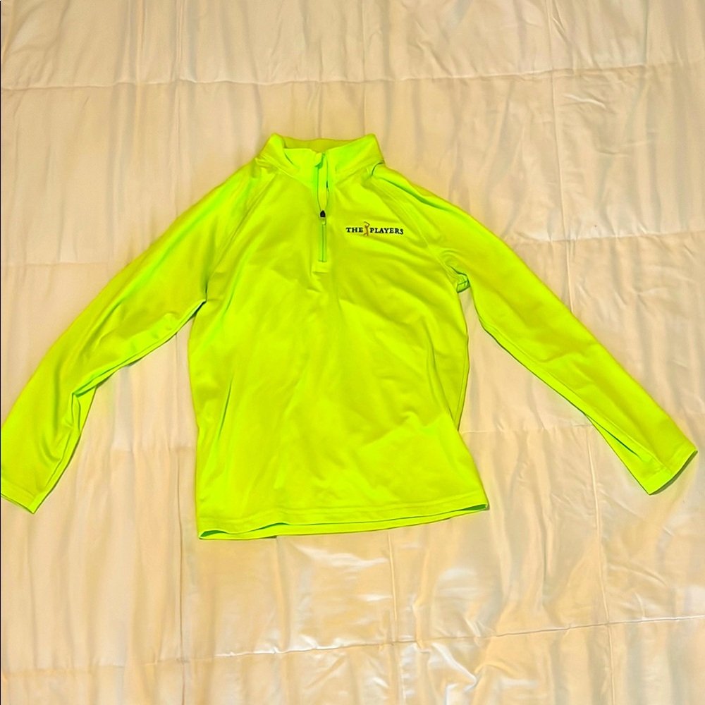 Under Armour PGA Players Championship Green Long Sleeve Tee Performance Pullover